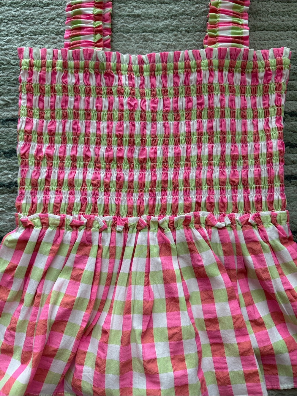🆕 Lilly Pulitzer Hadly smocked top - Picture 6 of 7